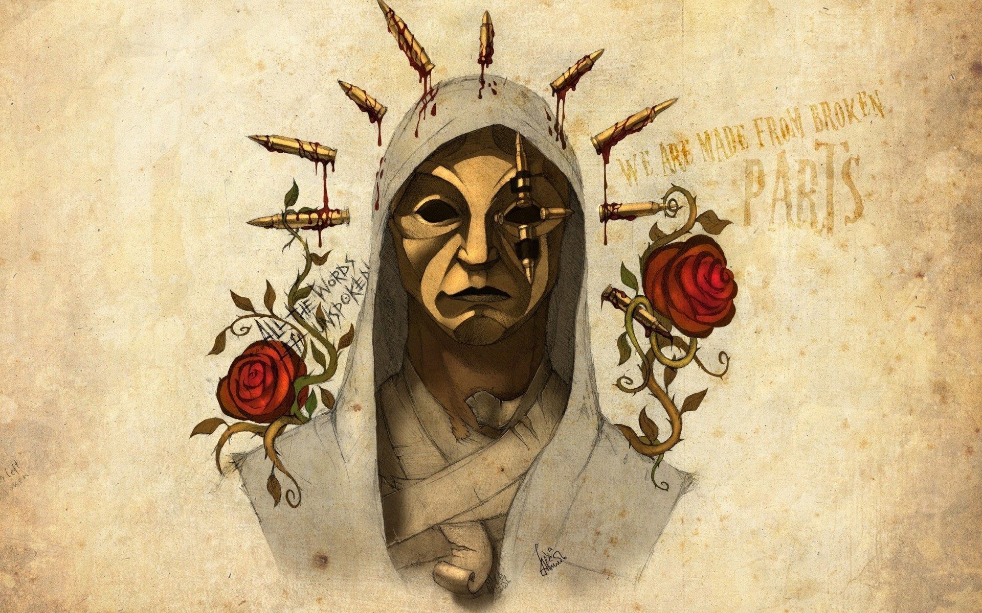 notes from the underground, danny, artwork, hollywood undead