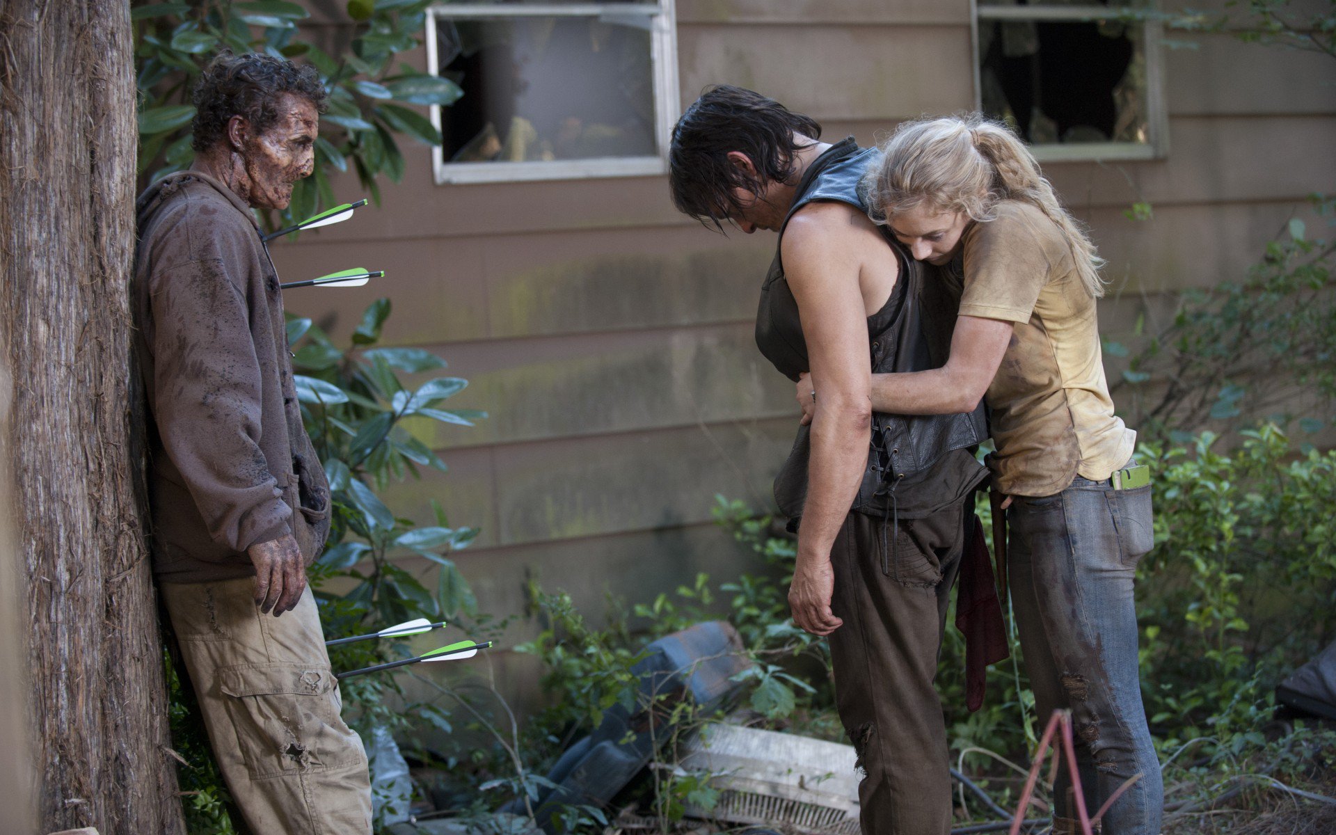 The Walking Dead, Emily Kinney, Norman Reedus, 4 сезон