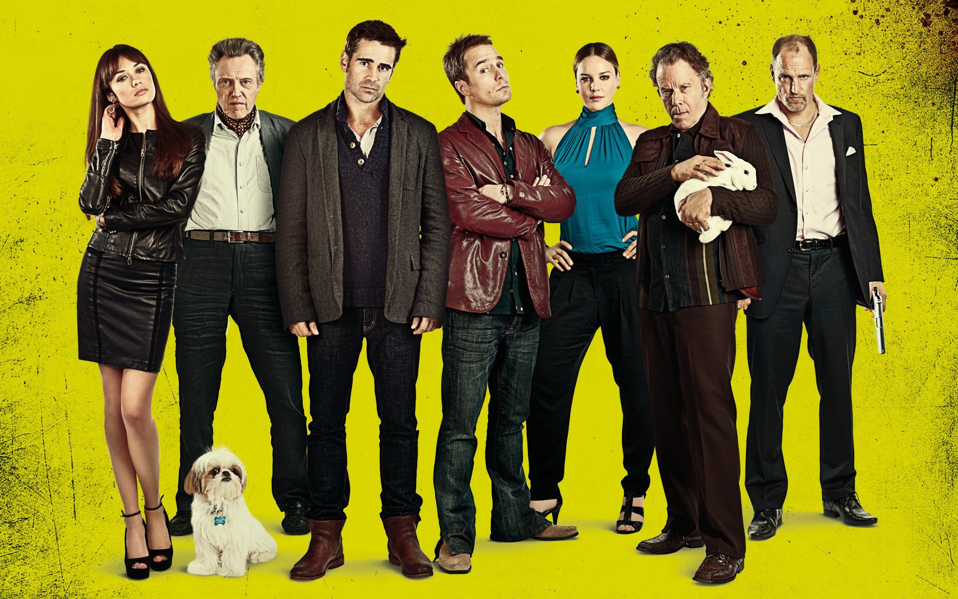 Sam Rockwell, Woody Harrelson, Семь психопатов, Abbie Cornish, Seven Psychopaths, Colin Farrell, Ольга Куриленко, Christopher Walken