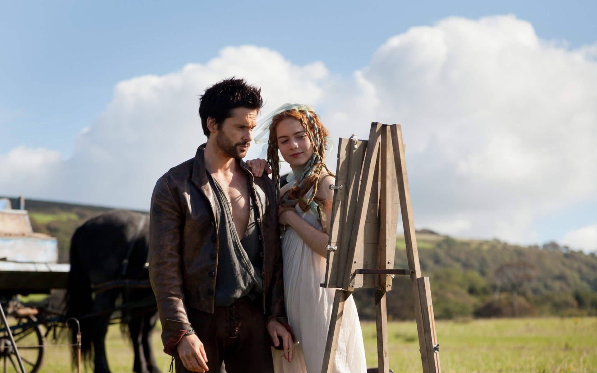 Da Vinci's Demons, Hera Hilmarsdottir, Leonardo Da Vinci, Tom Riley, Vanessa