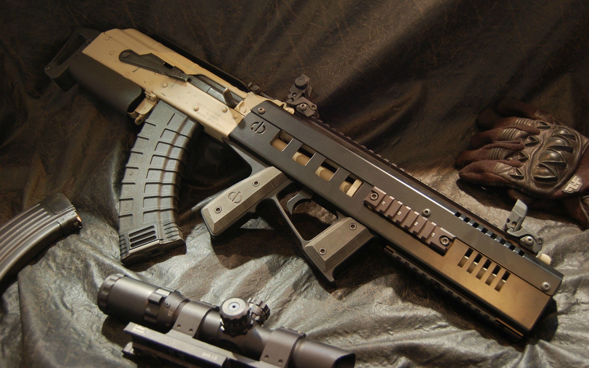 автомат, Spike X1S/WASR-10, оптика, Bullpup AK, оружие