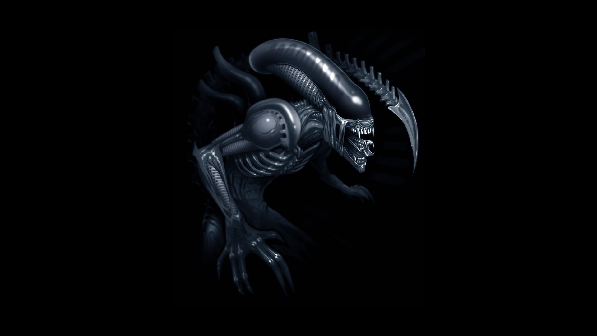 Alien, Ксеноморф, Xenomorph, art, арт, Чужой