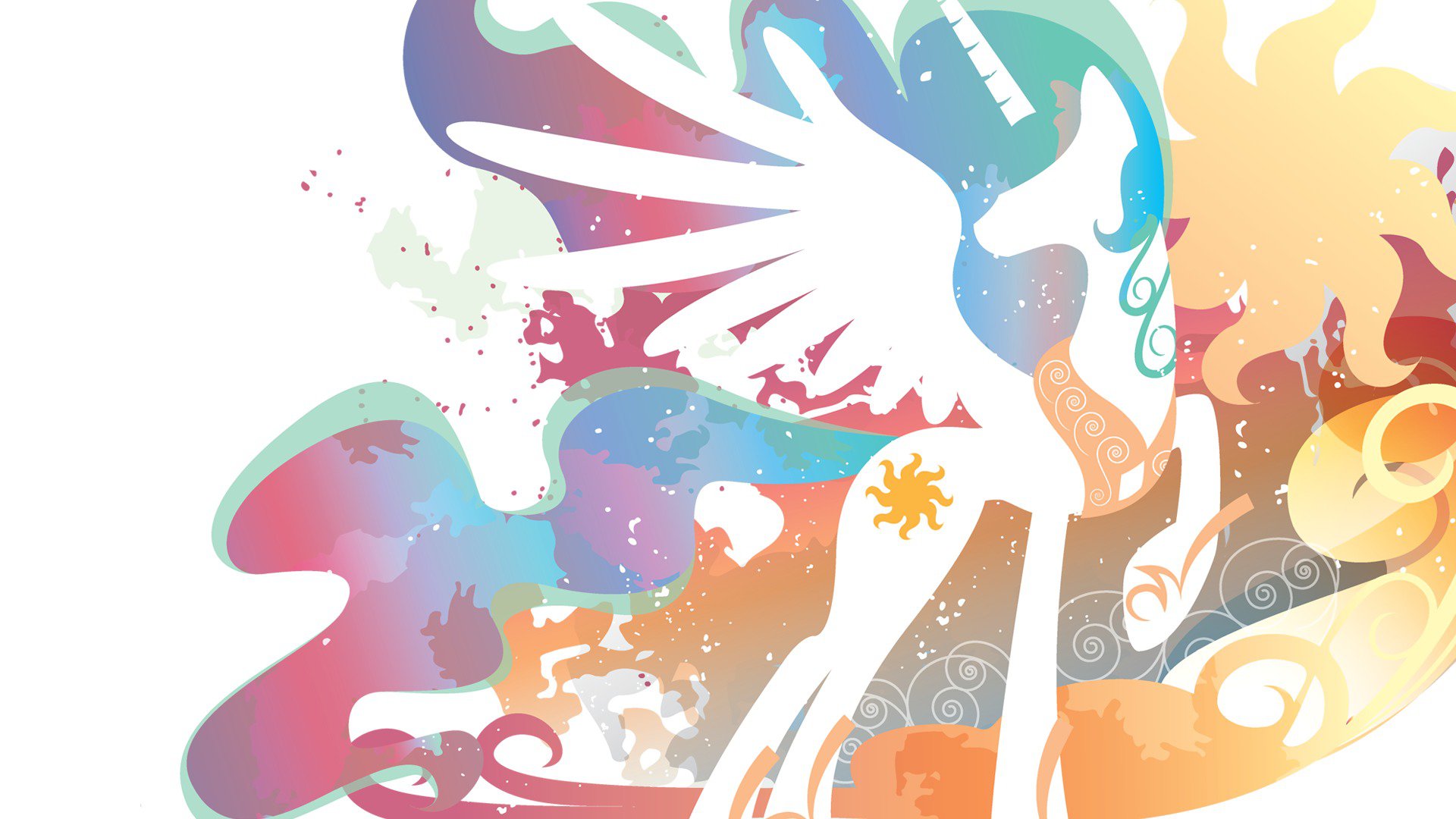 принцесса, крылья, My Little Pony, Селестия