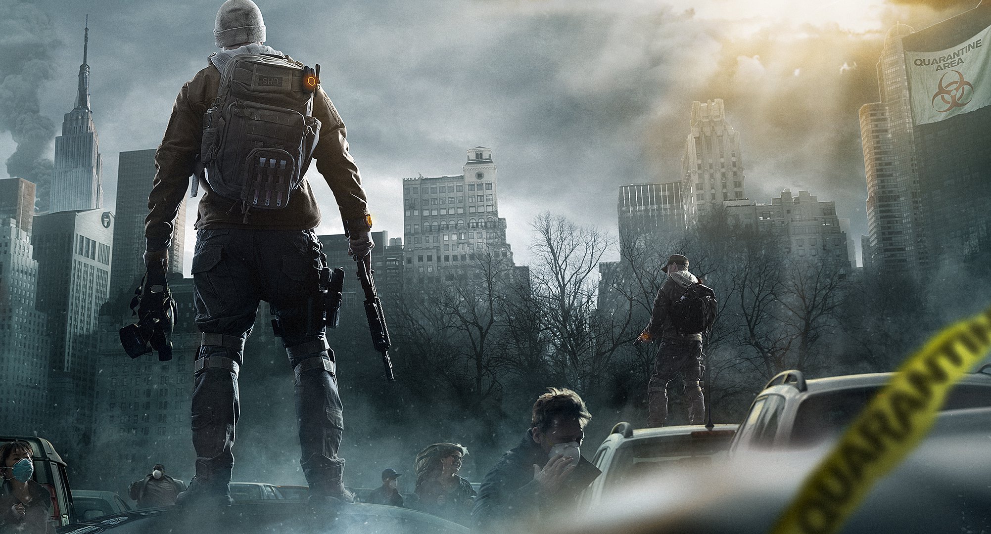 Tom Clancy's The Division, new, город, вирус, люди, солдаты, нью йорк, центр