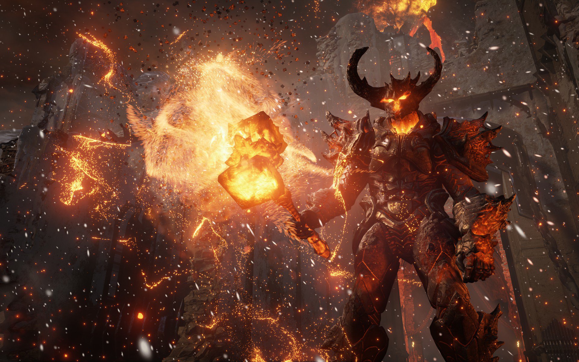 Unreal Engine 4, демон, игра, арт