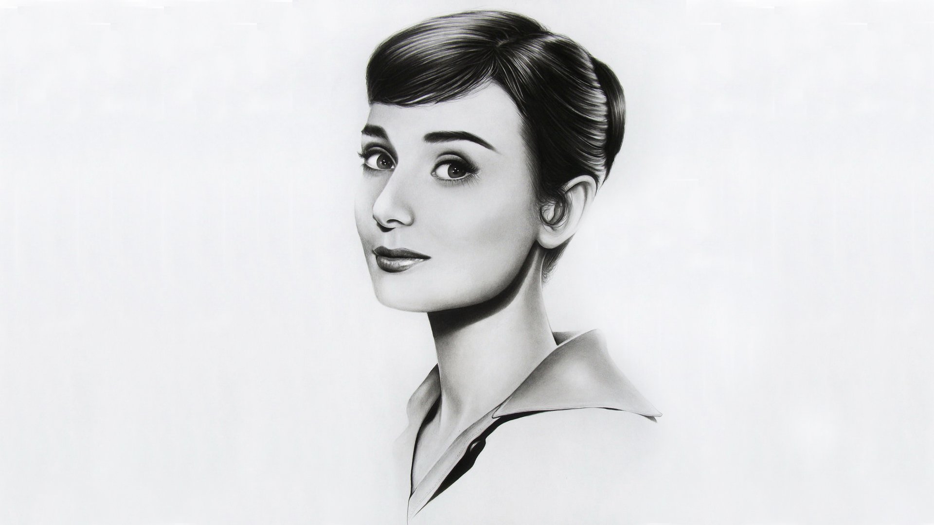 рисунок, арт, Audrey Hepburn