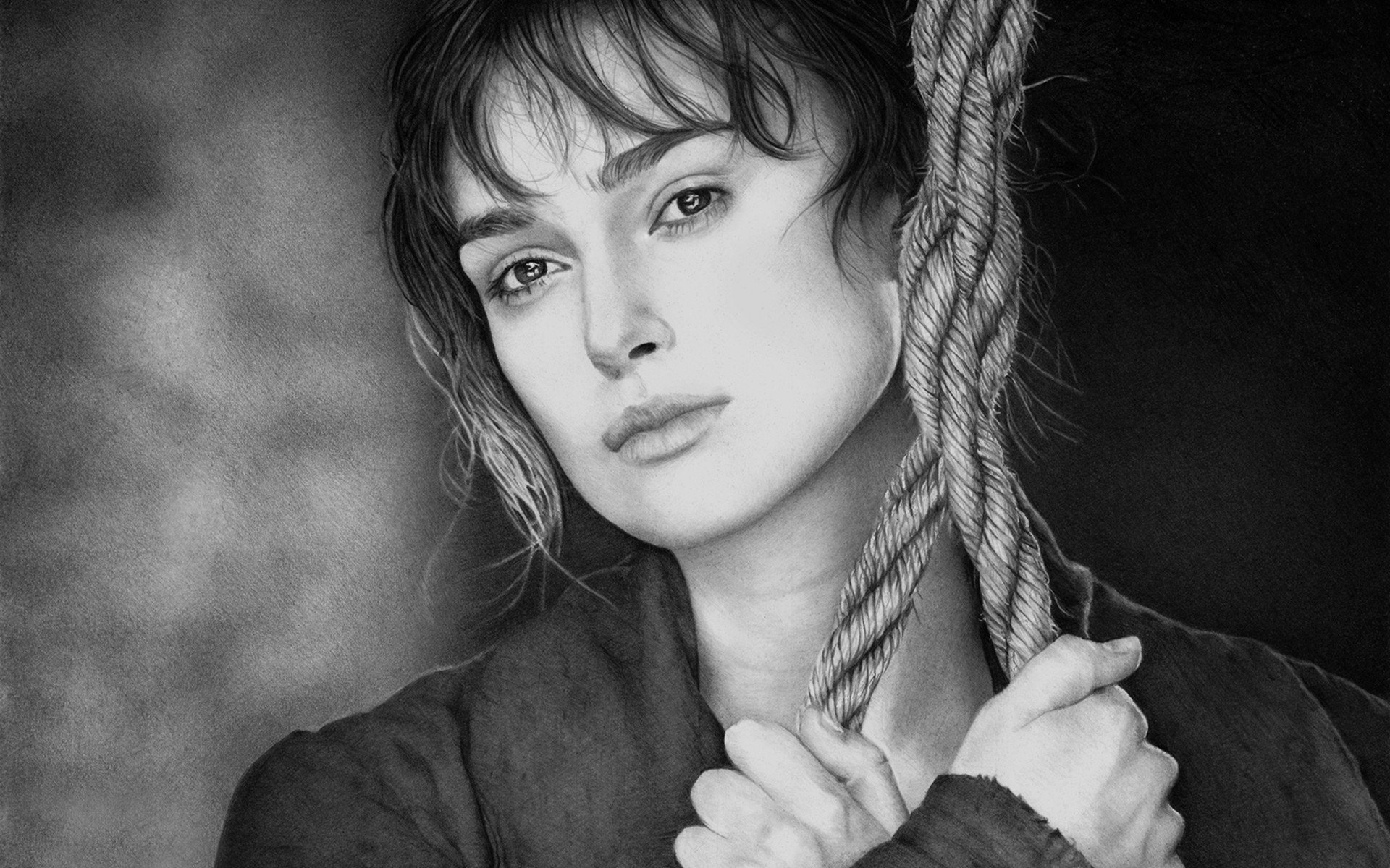 рисунок, Кира Найтли, Keira Knightley, арт