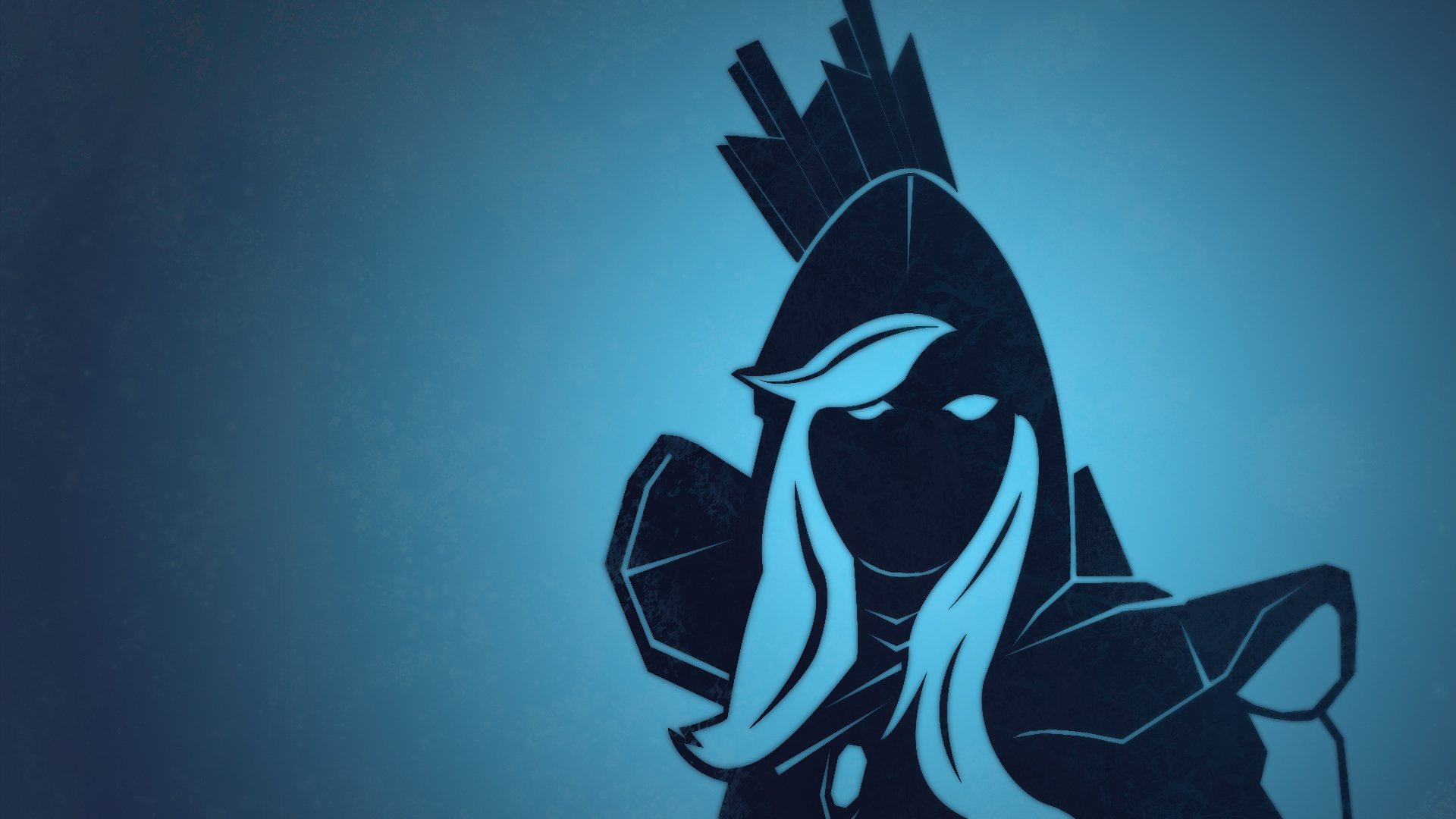 обои, blue, drow ranger, dota 2
