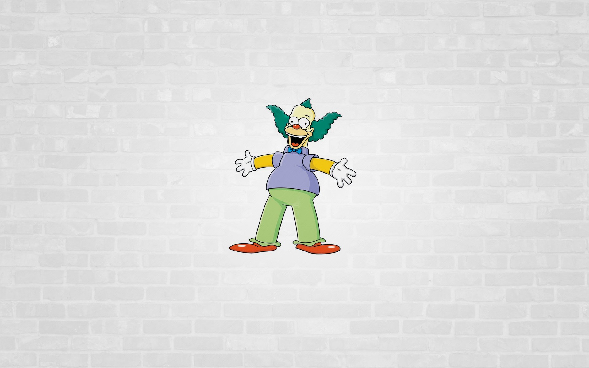 Herschel Shmoikel Pinchas Yerucham Krustofsky, минимализм, Клоун Красти, Симпсоны, Krusty the Clown, The Simpsons, Гершель Пинкус Йорахам Крастовски