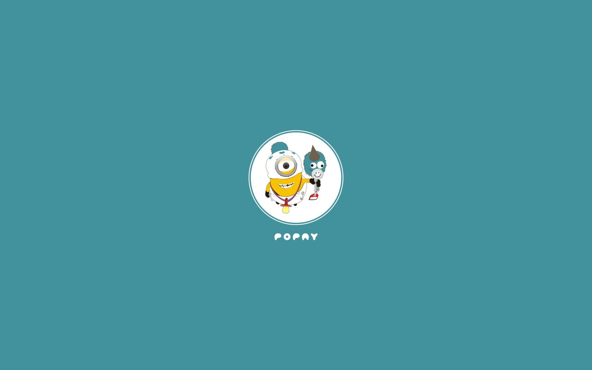 синий, миньон, гадкий, Popay