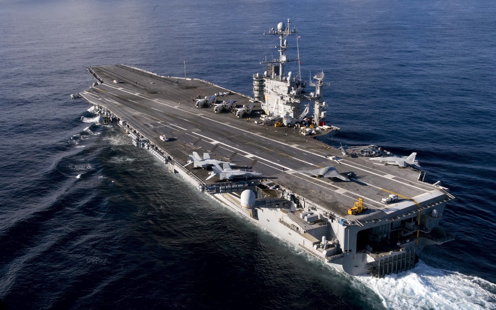 авианосец, оружие, uss harry s. truman