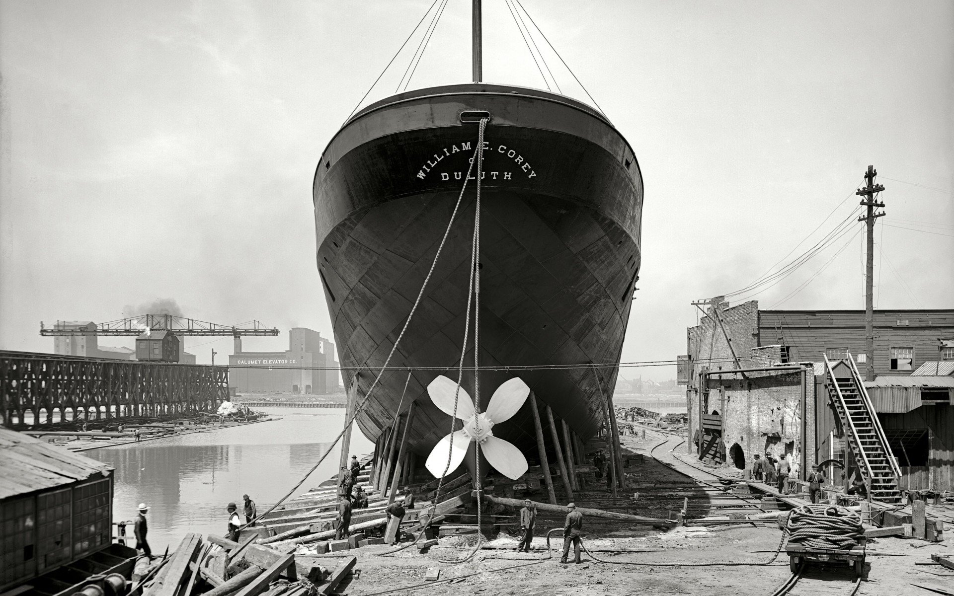 illinois, chicago, 1905, верфь