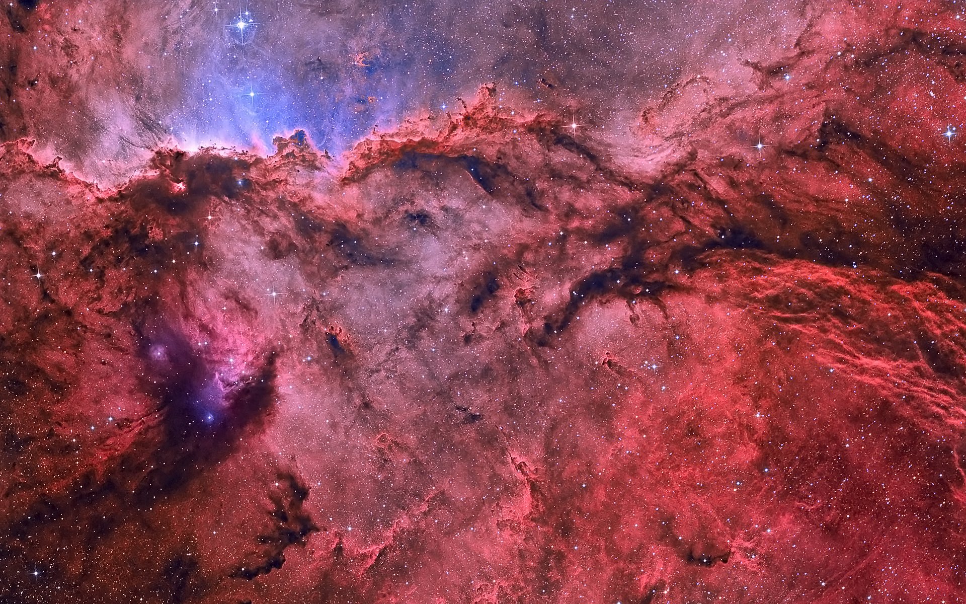 эмиссионная туманность, звезды, ngc 6188, газ