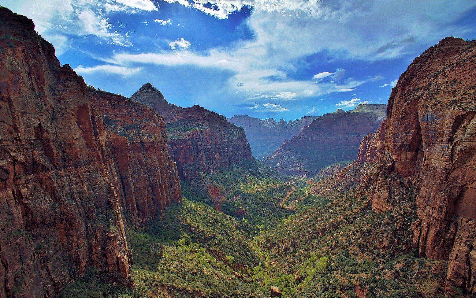 река вирджиния, каньон зайон, zion national park, юта