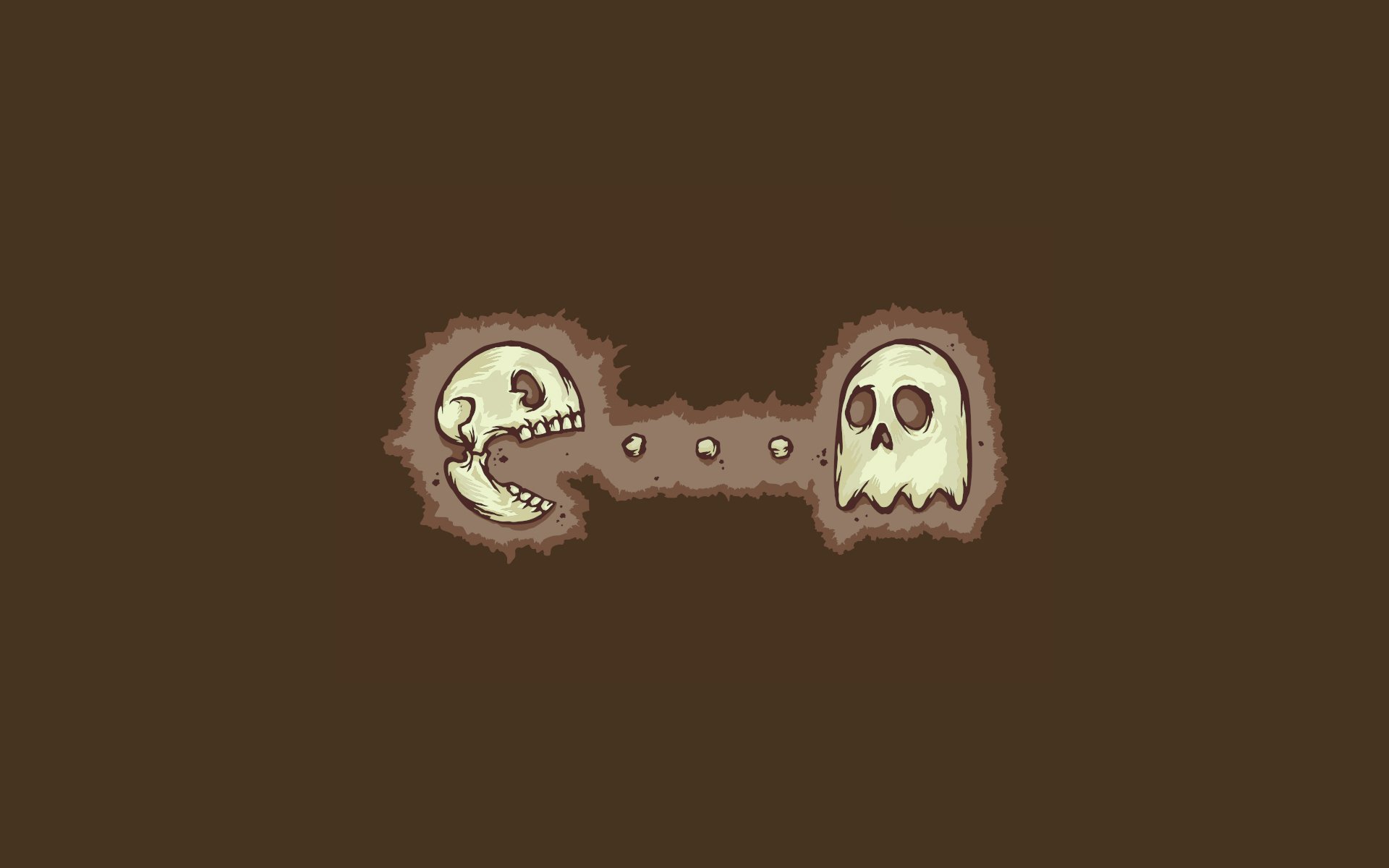 pacman, пакмен, череп