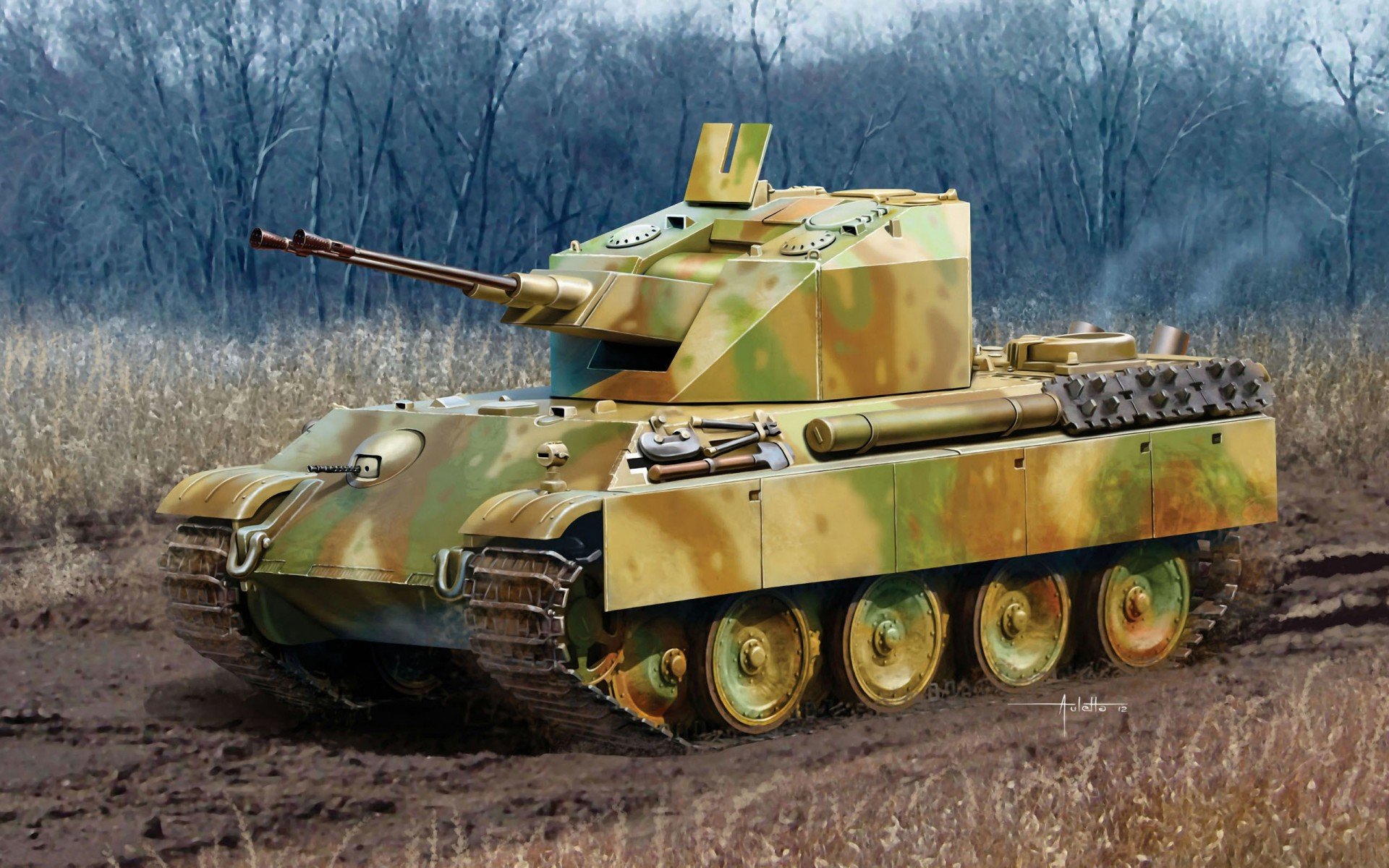 зсу, зенитной, арт, ww2