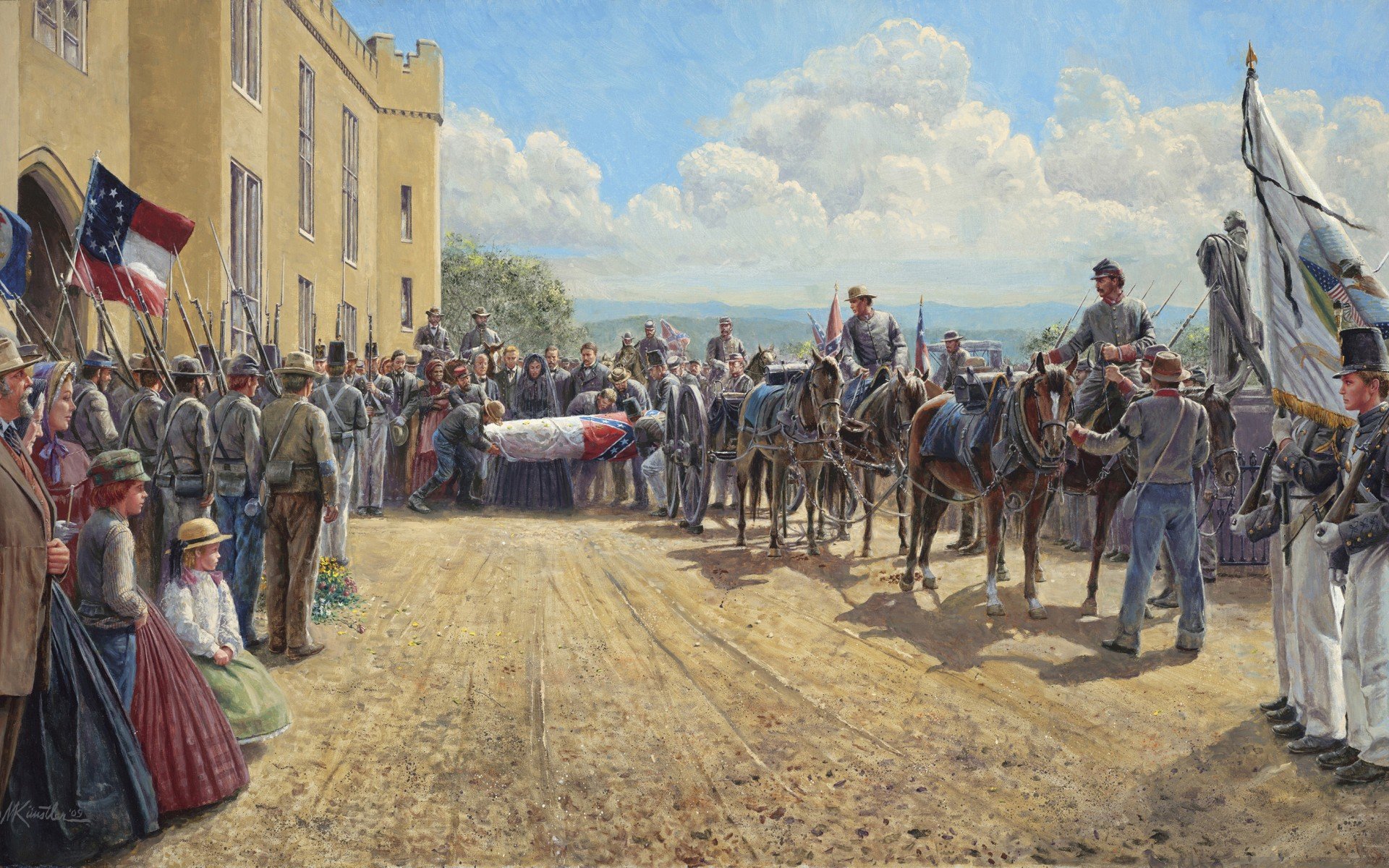jackson's funeral, the civil war, last tribute of respect, may 15
