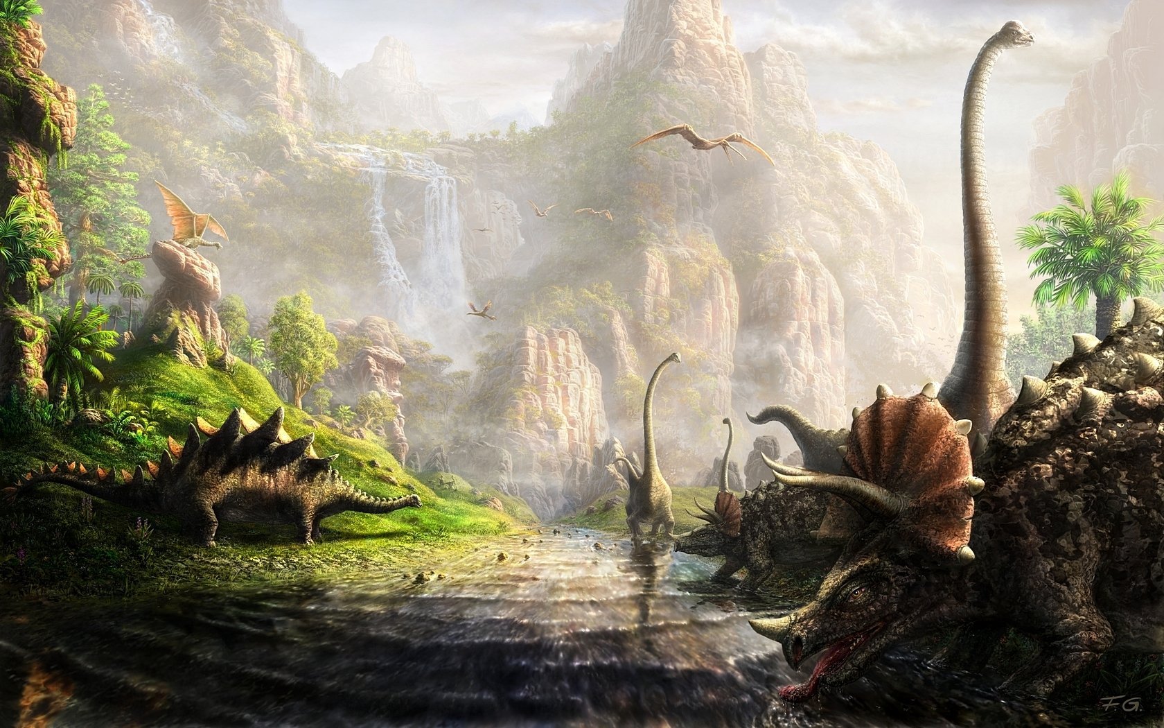 много, the land of dinosaurs, fel-x, динозавры