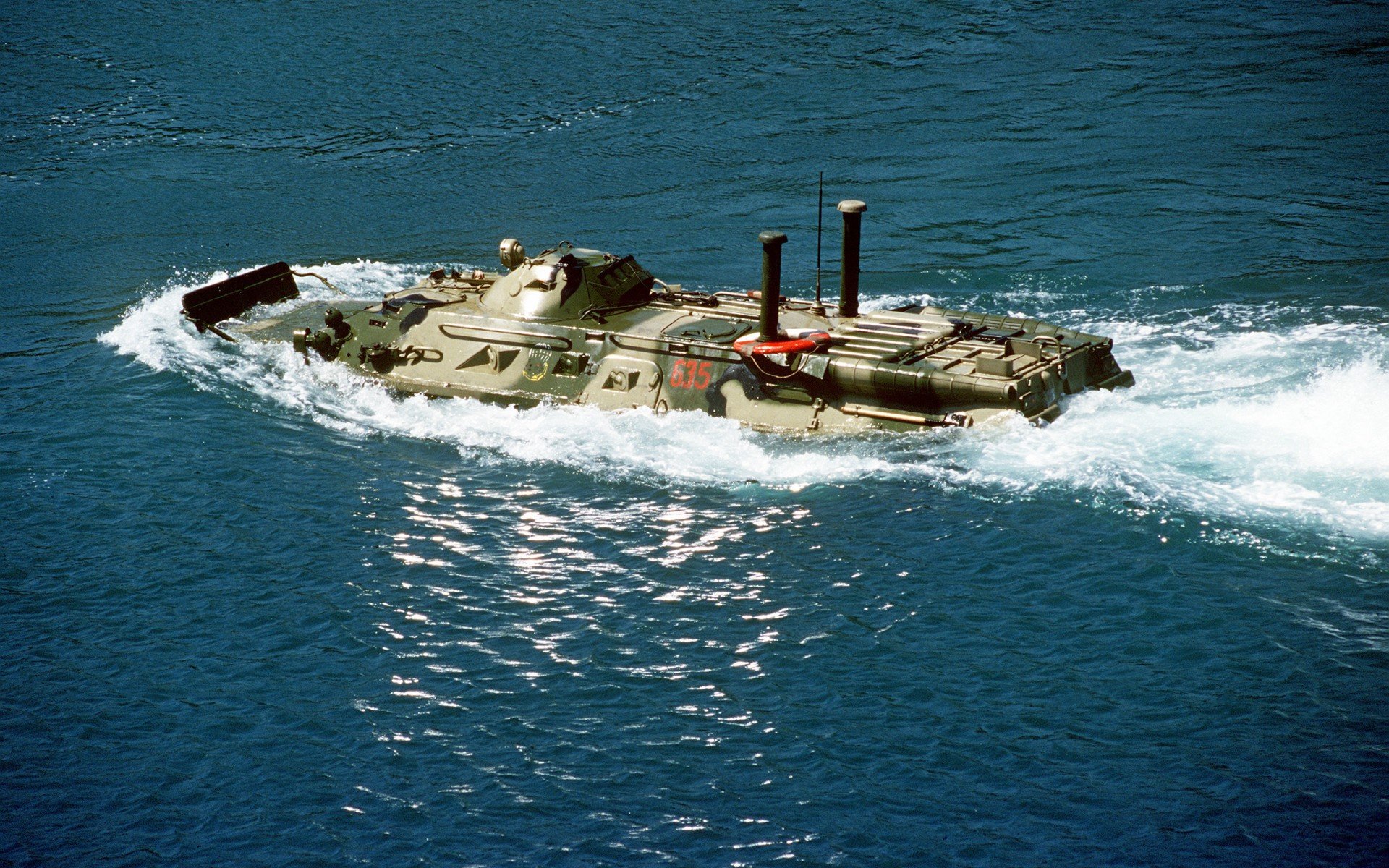 русское плаванье, бтр-80, б/м - 635