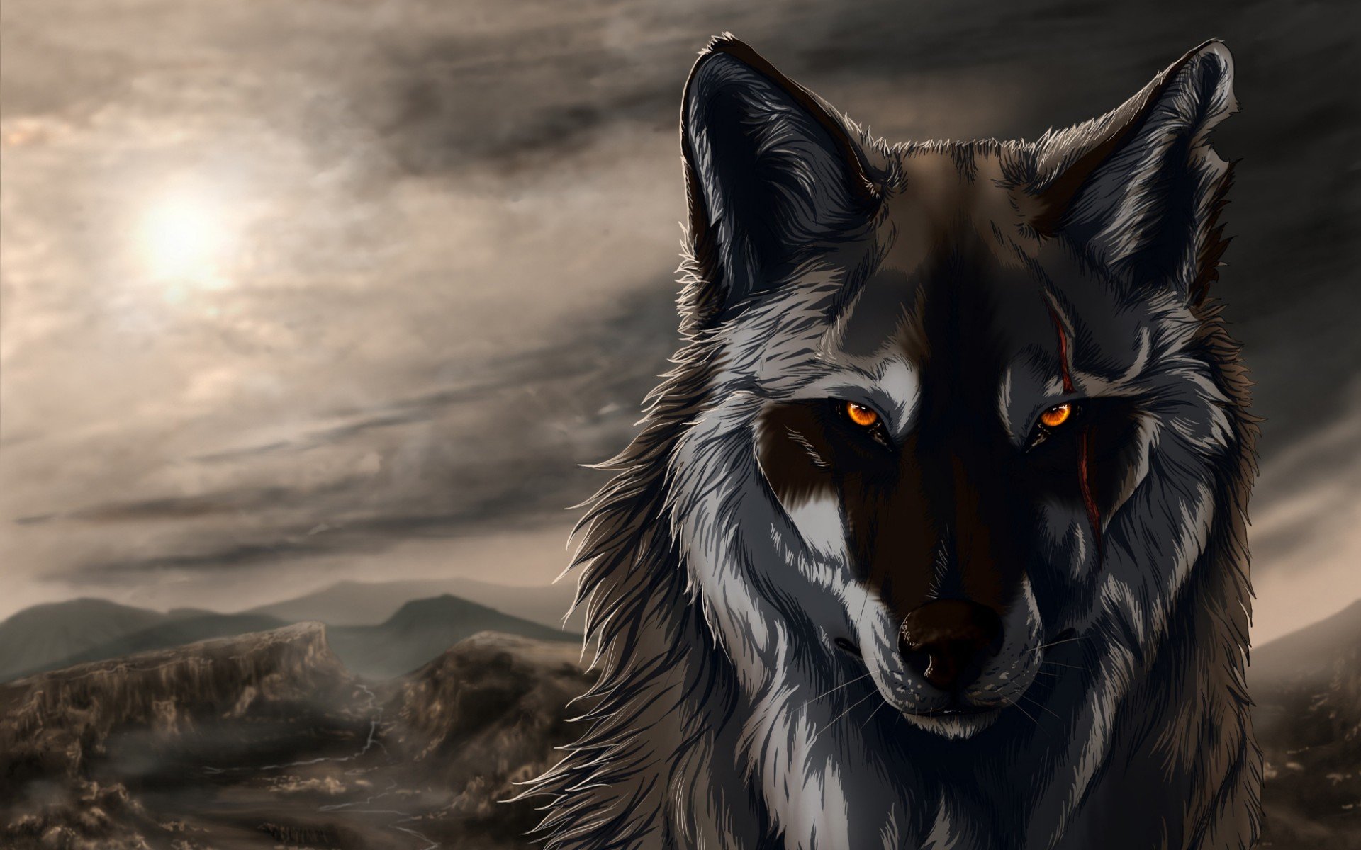 shadow, wolfroad, sky