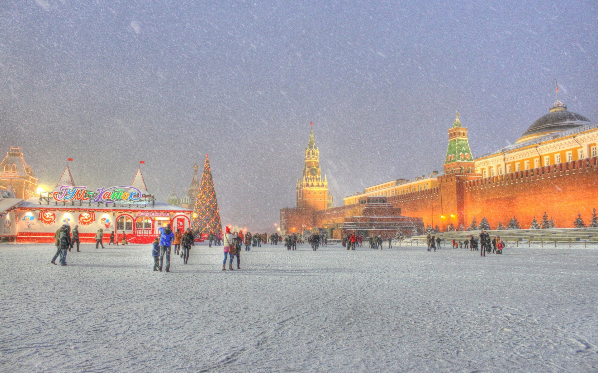 красная площадь, новый год, new year, москва