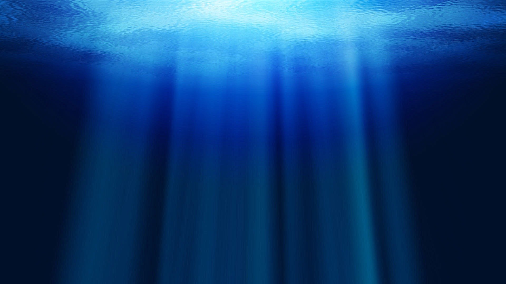 глубина, вода, океан, лучи