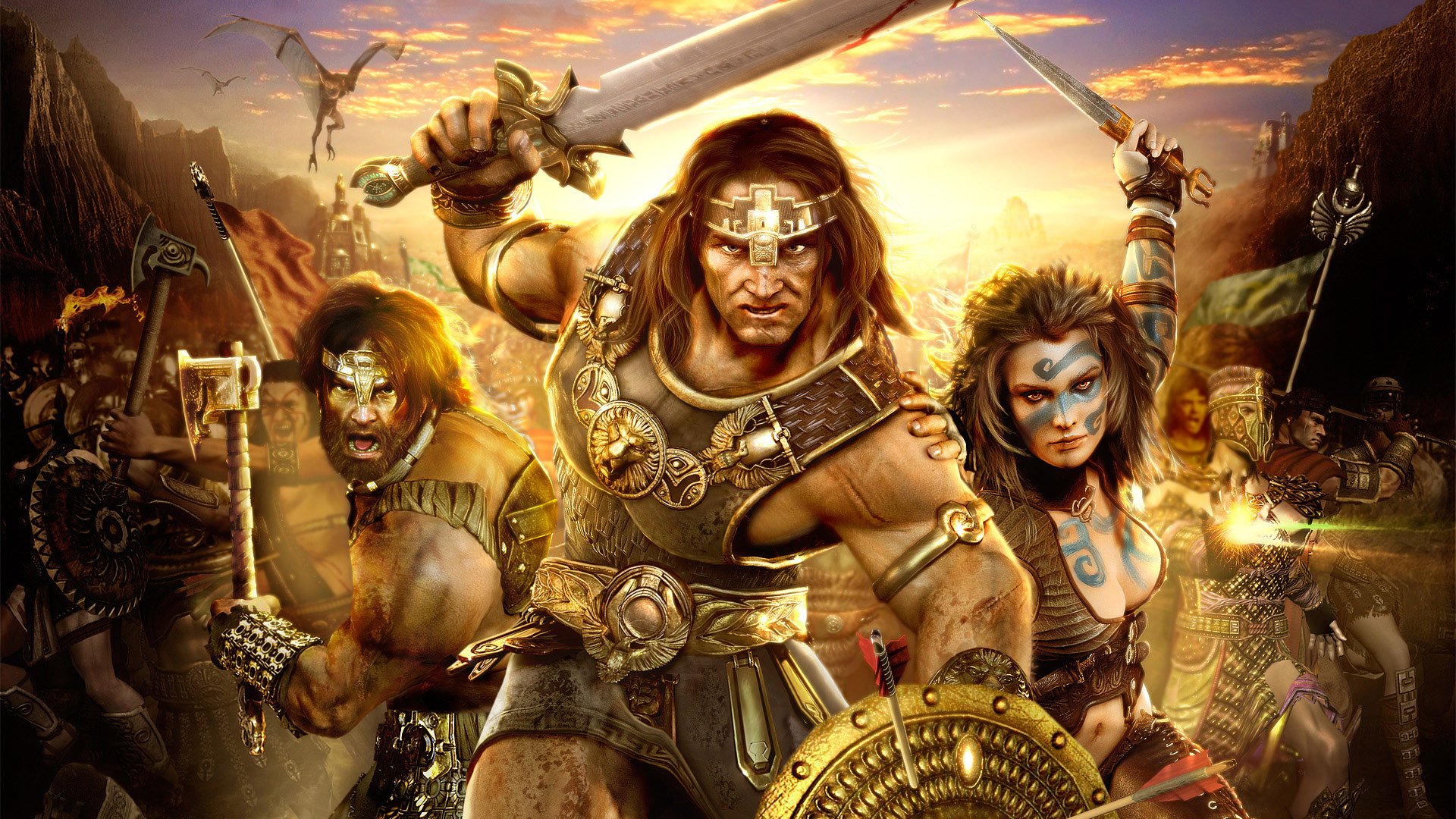 герои, age of conan hyborian adventures, драконы, война