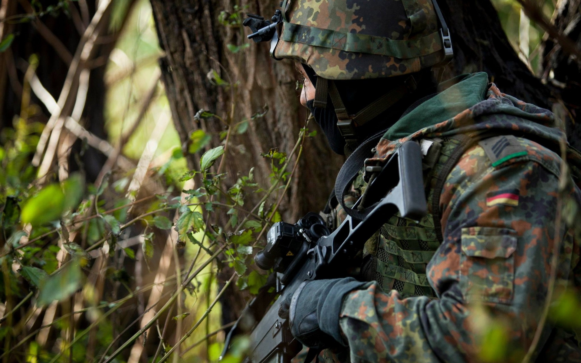 german army fallschirmjager, оружие, солдат