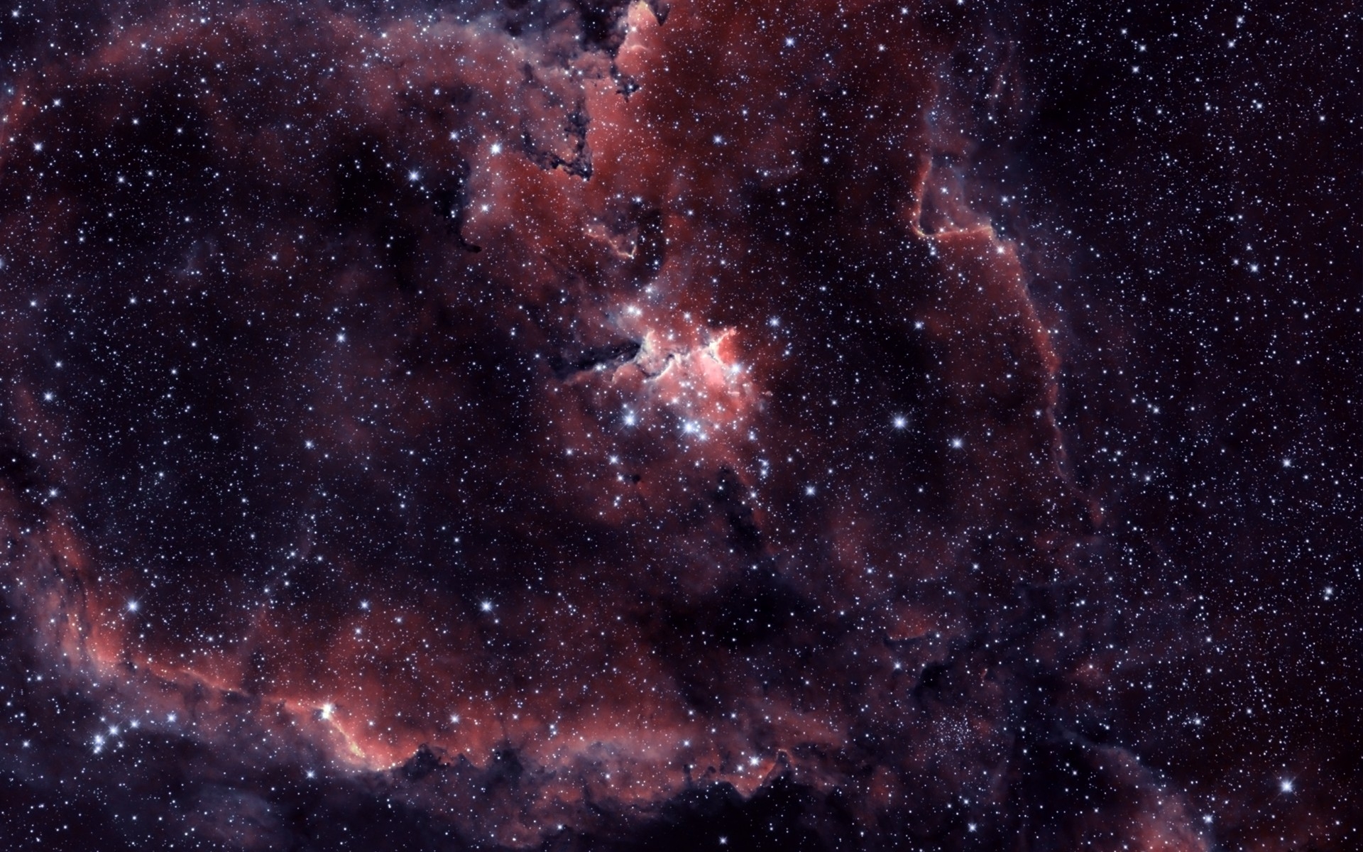 сердце, туманность, ic 1805