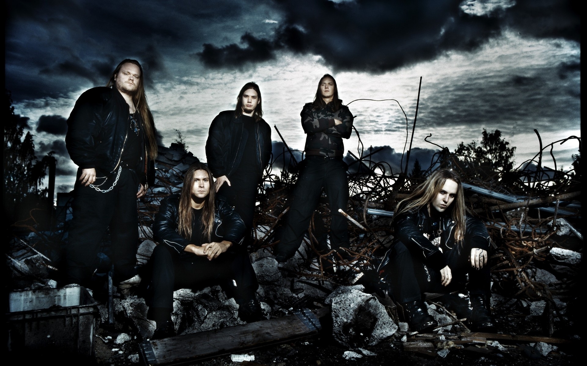 alexi laiho, aska raatikainen, roope latvala, henkka seppala