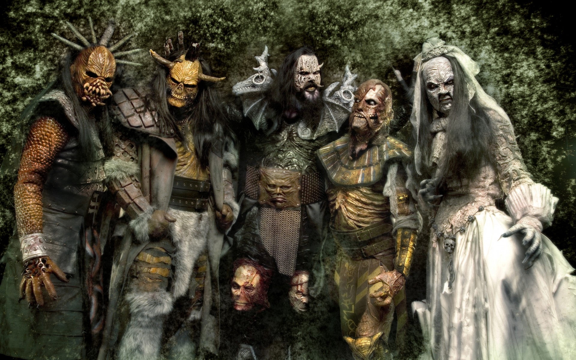 группа, лорди, монстры, lordi