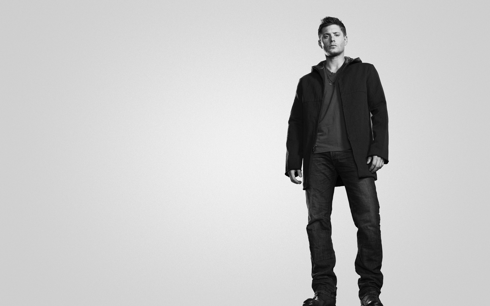 supernatural, jensen ackles, черно-белый, дженсен эклс