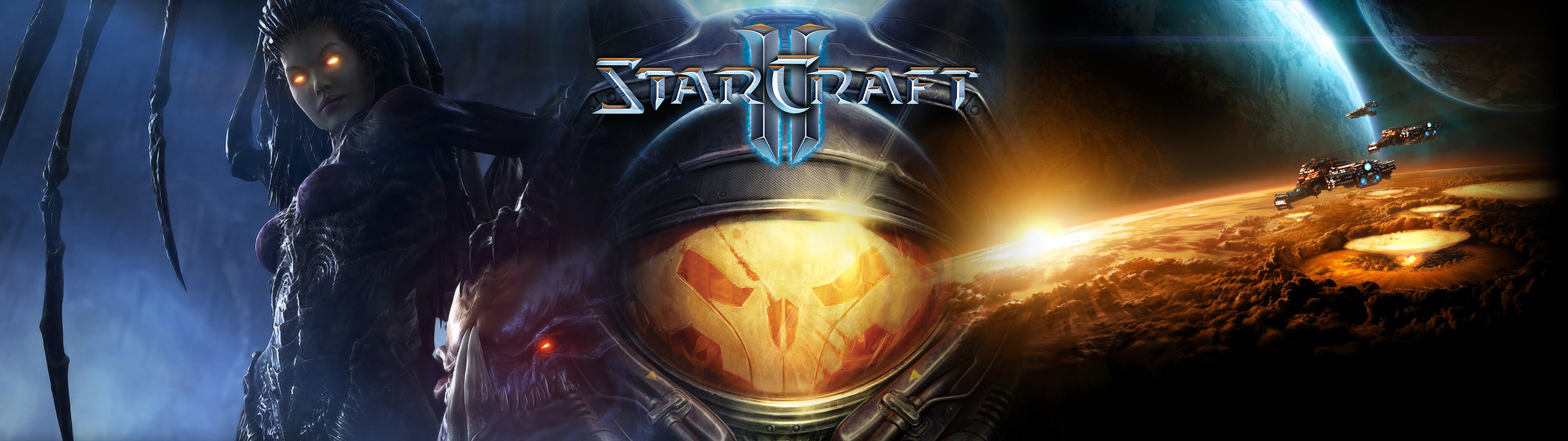 starcraft 2, молоты, multi display, кериган