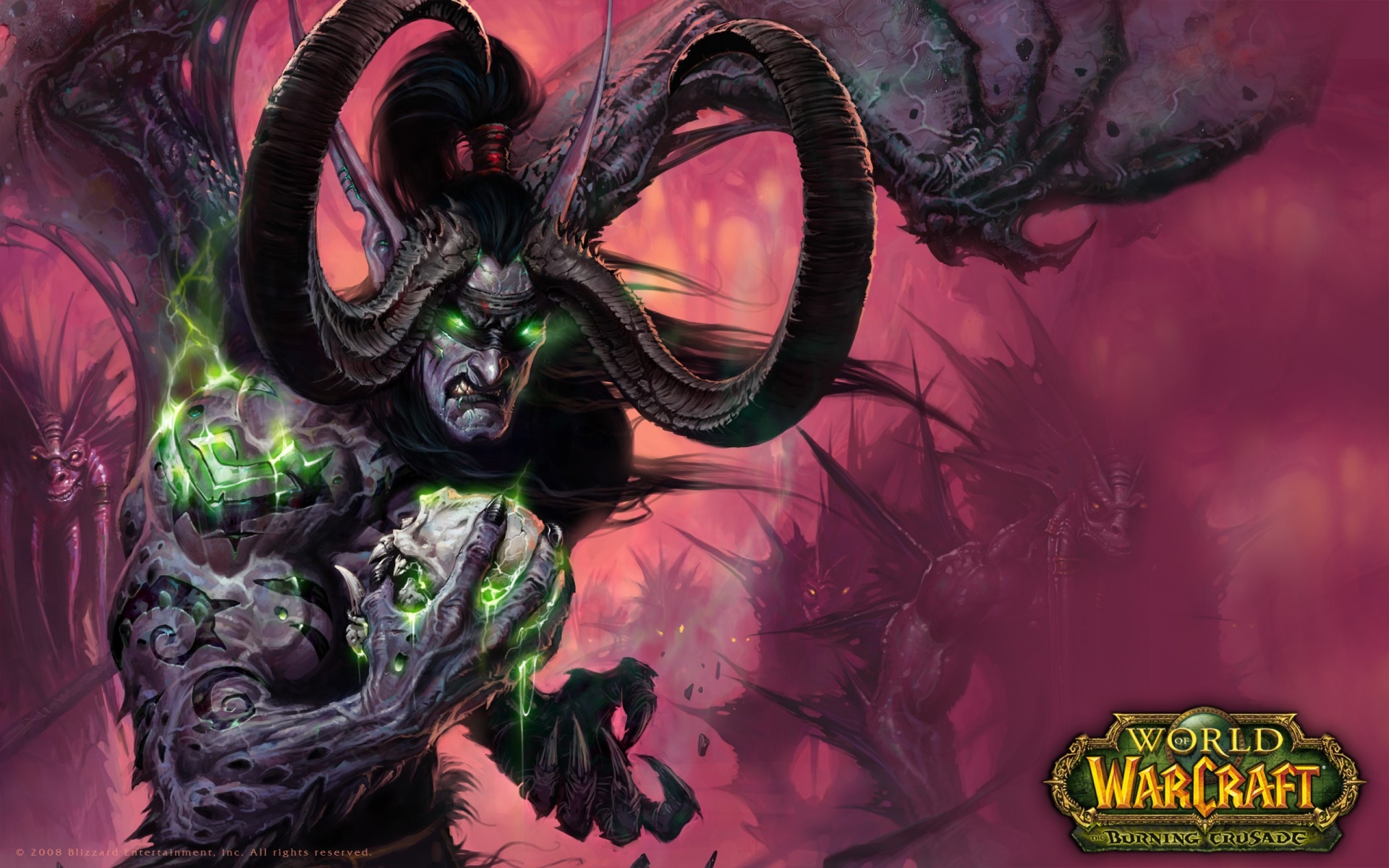 илидан, череп, world of warcraft, wow