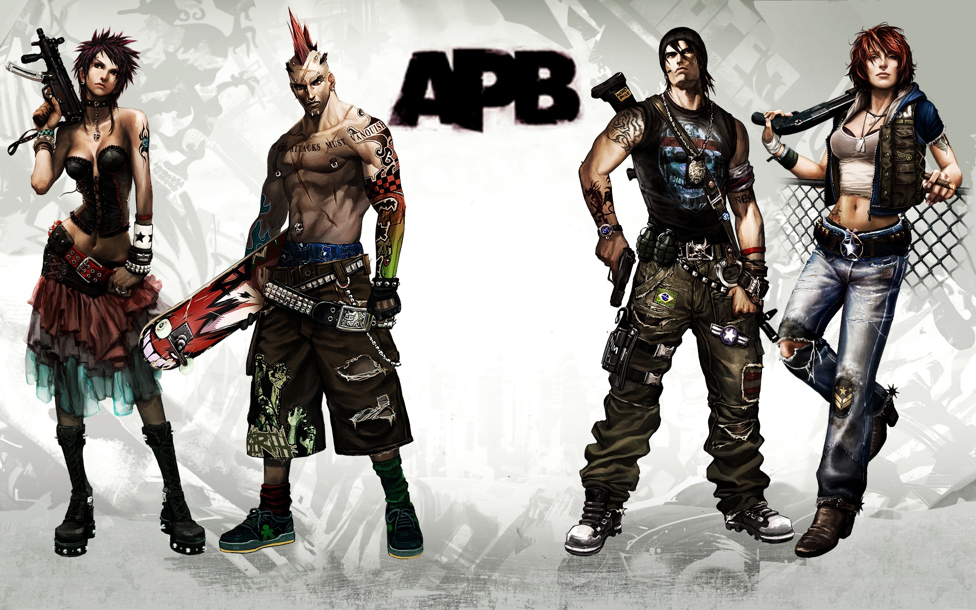 банды, оружие, apb, all points bulletin