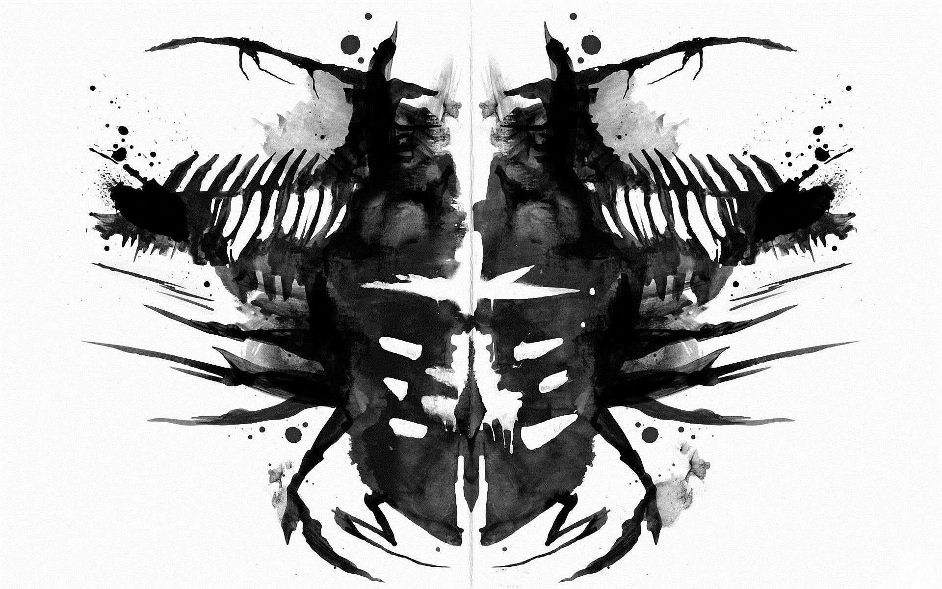 хорор, dead space2, рисунок, чернила