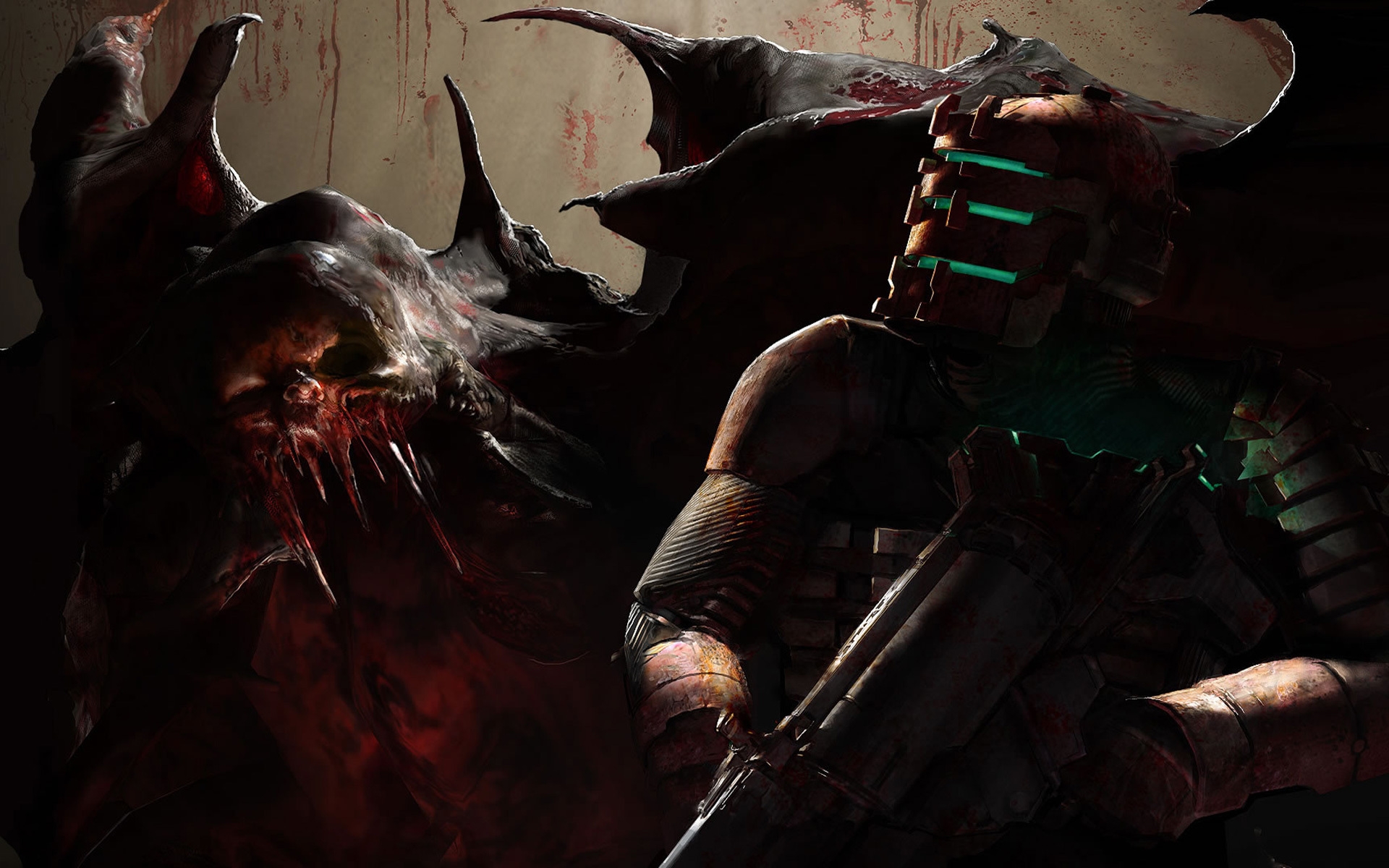 dead space, монстр, космос
