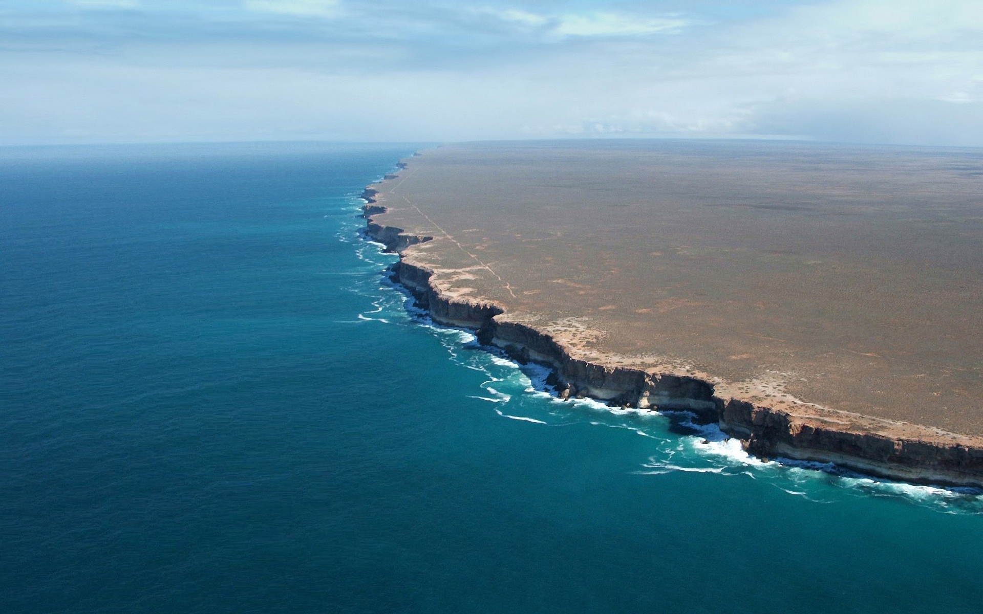 nullarbor, океан, берег, south australia